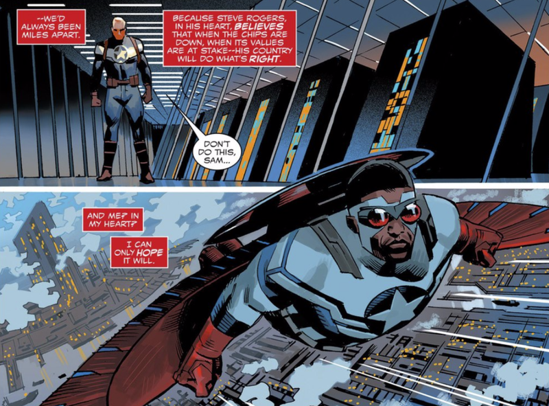 Illustration for article titled Why the Original Captain America Is Mad At the New Captain America